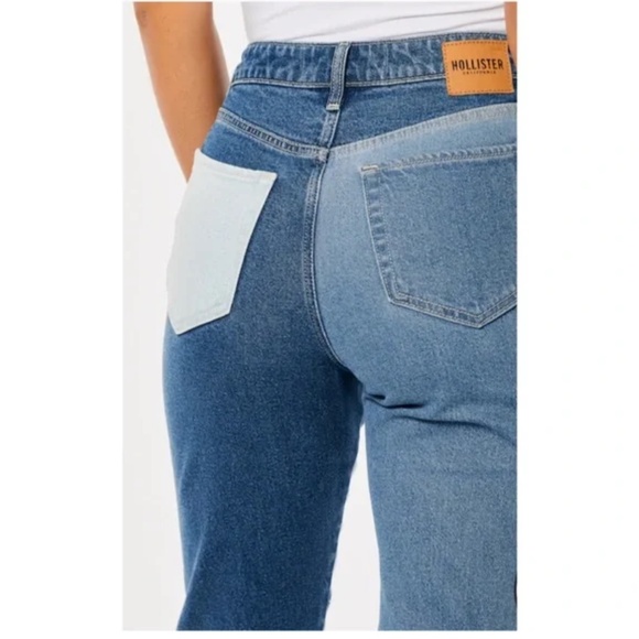HOLLISTER Patchwork Mom Jeans ➡️ 27 - Picture 8 of 15
